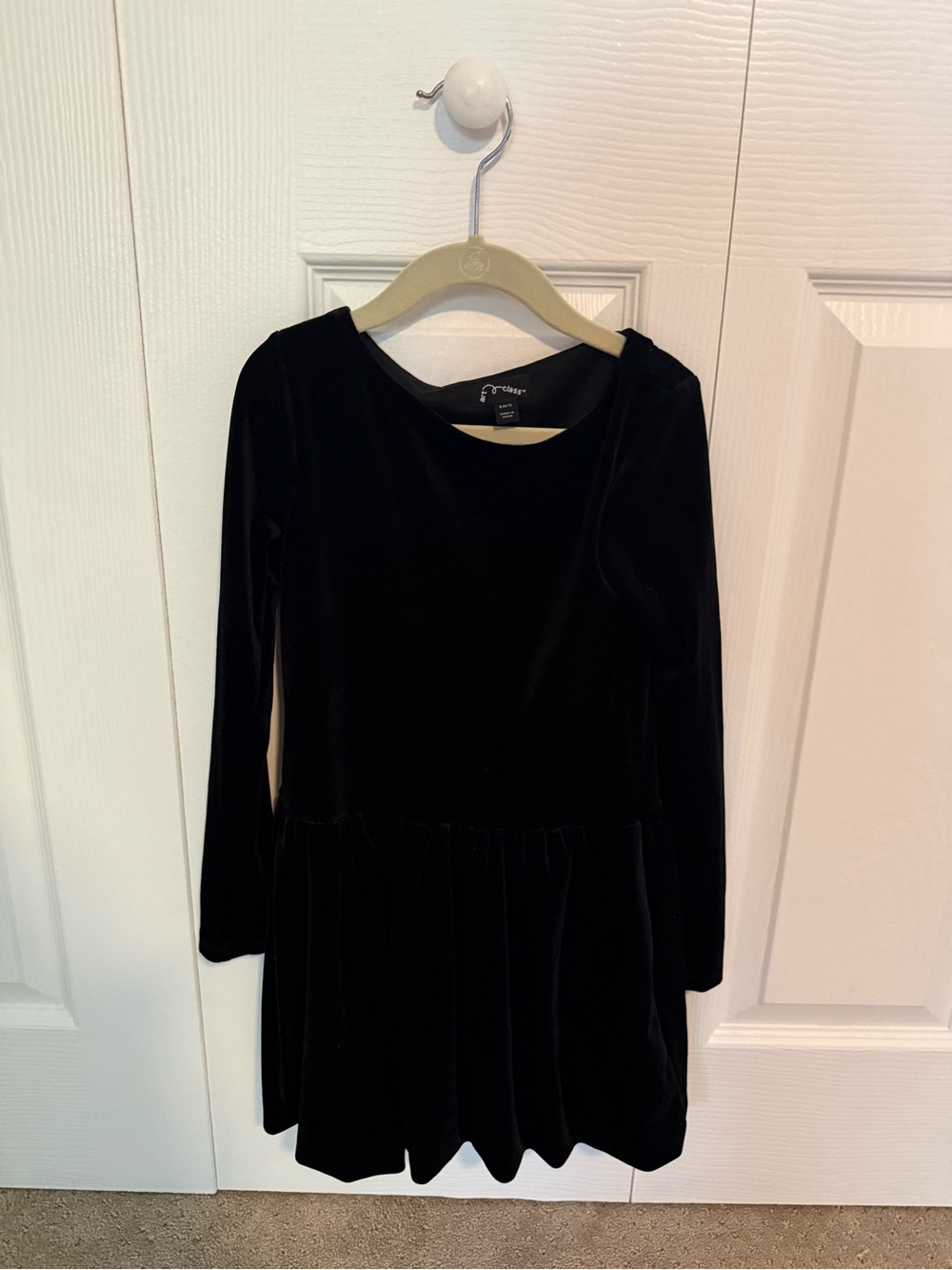 Art Class Girls Velvet Dress - Size 6/7